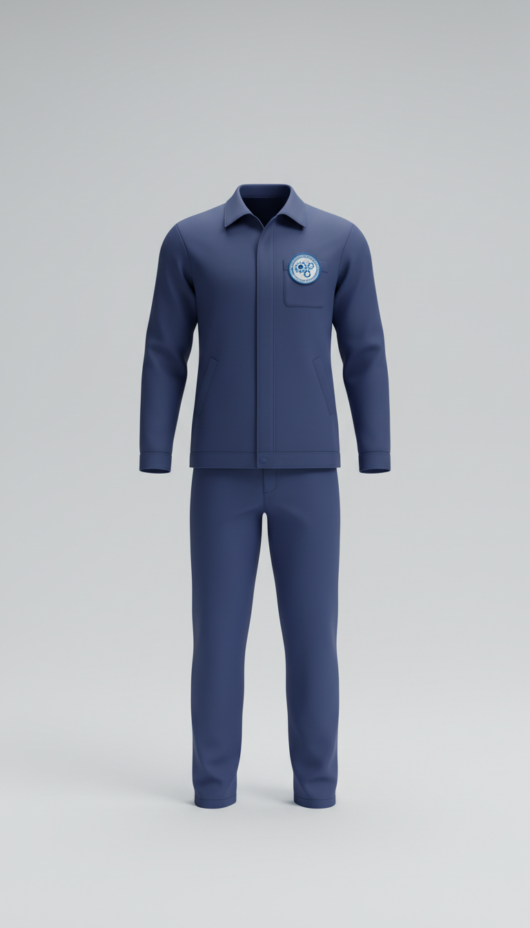 Technician Uniform With Certification Badge